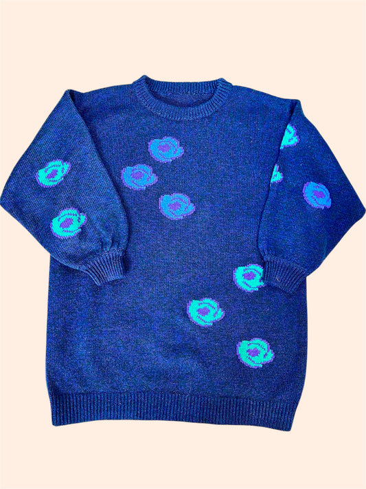 Pull vintage à motifs