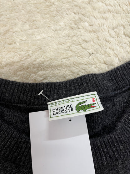 Pull vintage Lacoste à motifs jacquard