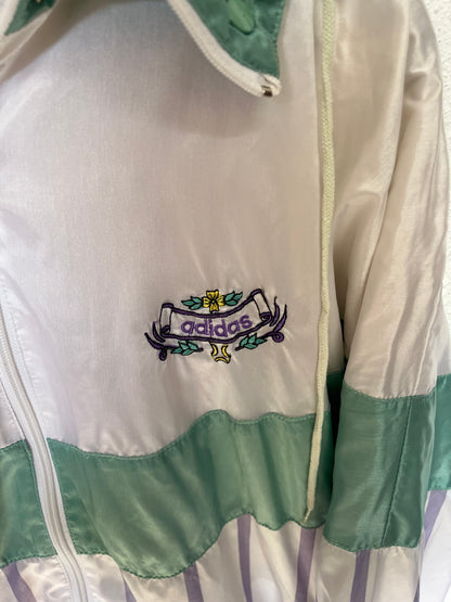 Veste coupe-vent Adidas Vintage 80’s - Capuche amovible