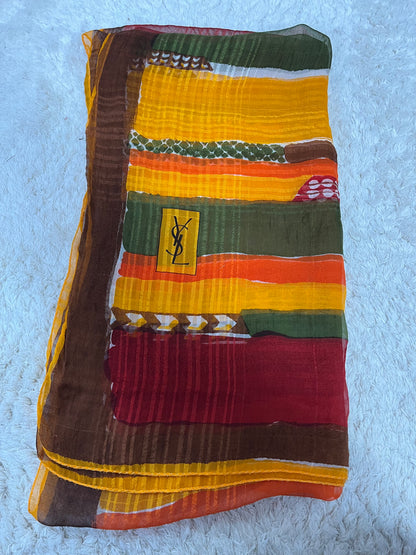 Foulard en soie Yves Saint Laurent