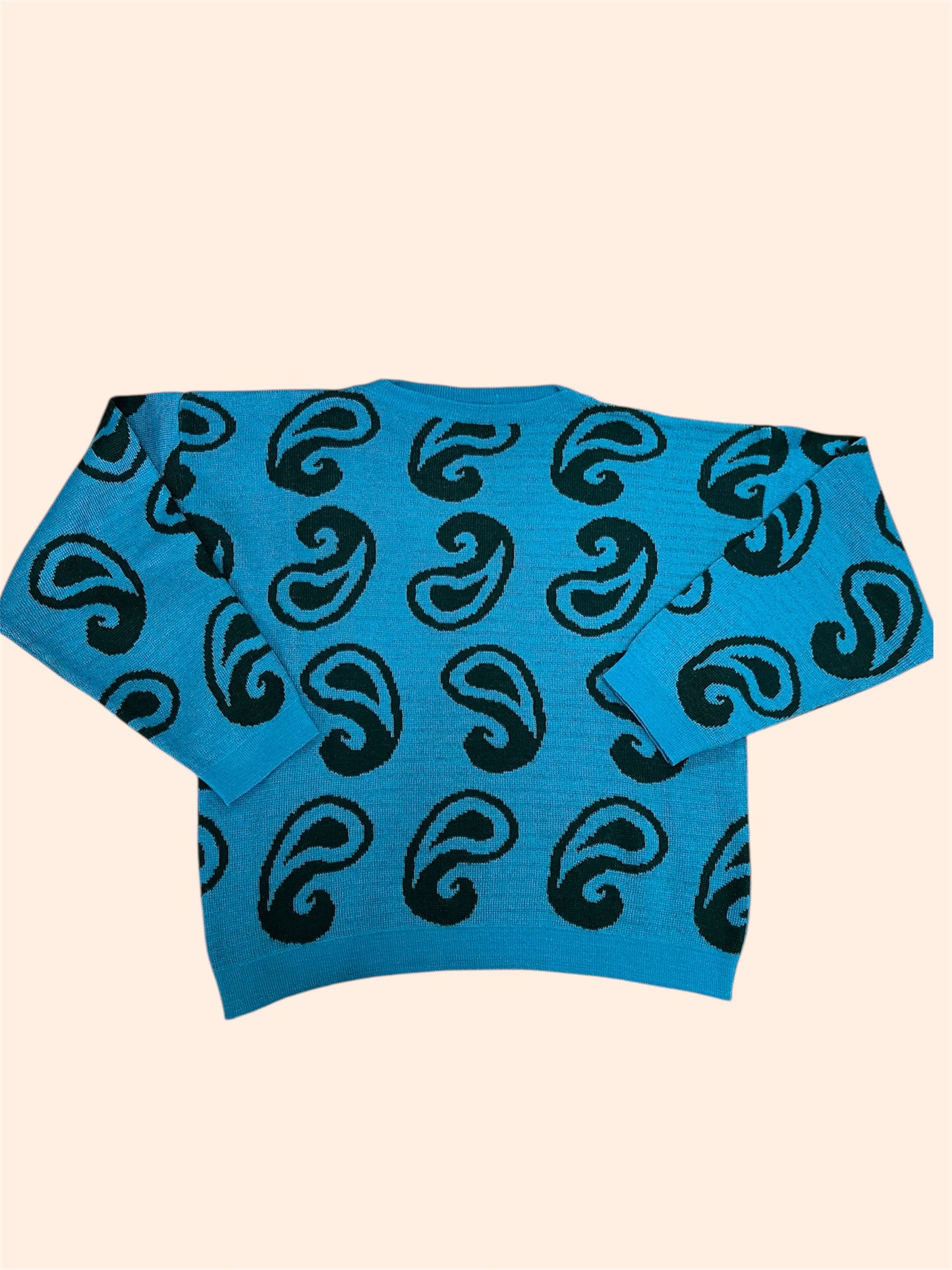 Pull vintage - Motifs paisley