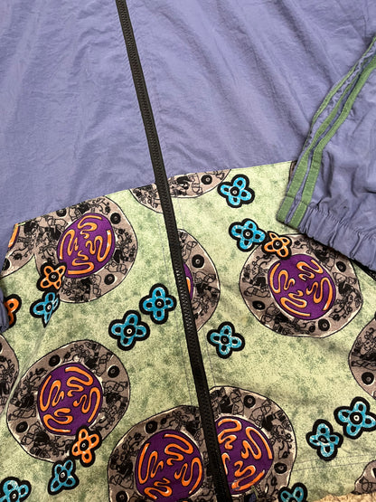 Veste coupe-vent Adidas vintage - à motifs