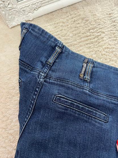 Jean DDP vintage - Taille basse - Coupe flare