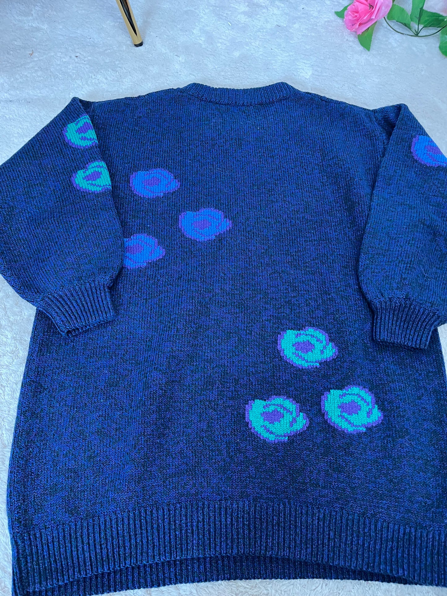 Pull vintage à motifs