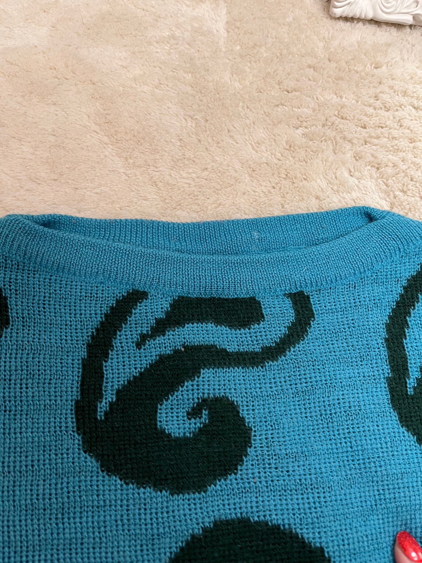 Pull vintage - Motifs paisley