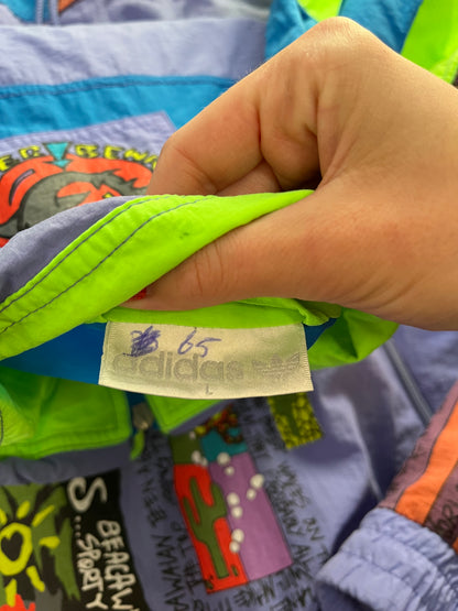 Ensemble de survêtement Adidas x Stussy vintage - Beware Of Sharks - Première collaboration avec Stussy