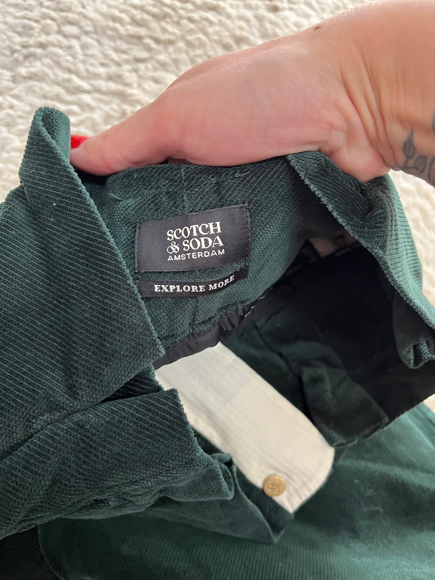 Pantalon Scotch & Soda - En velours