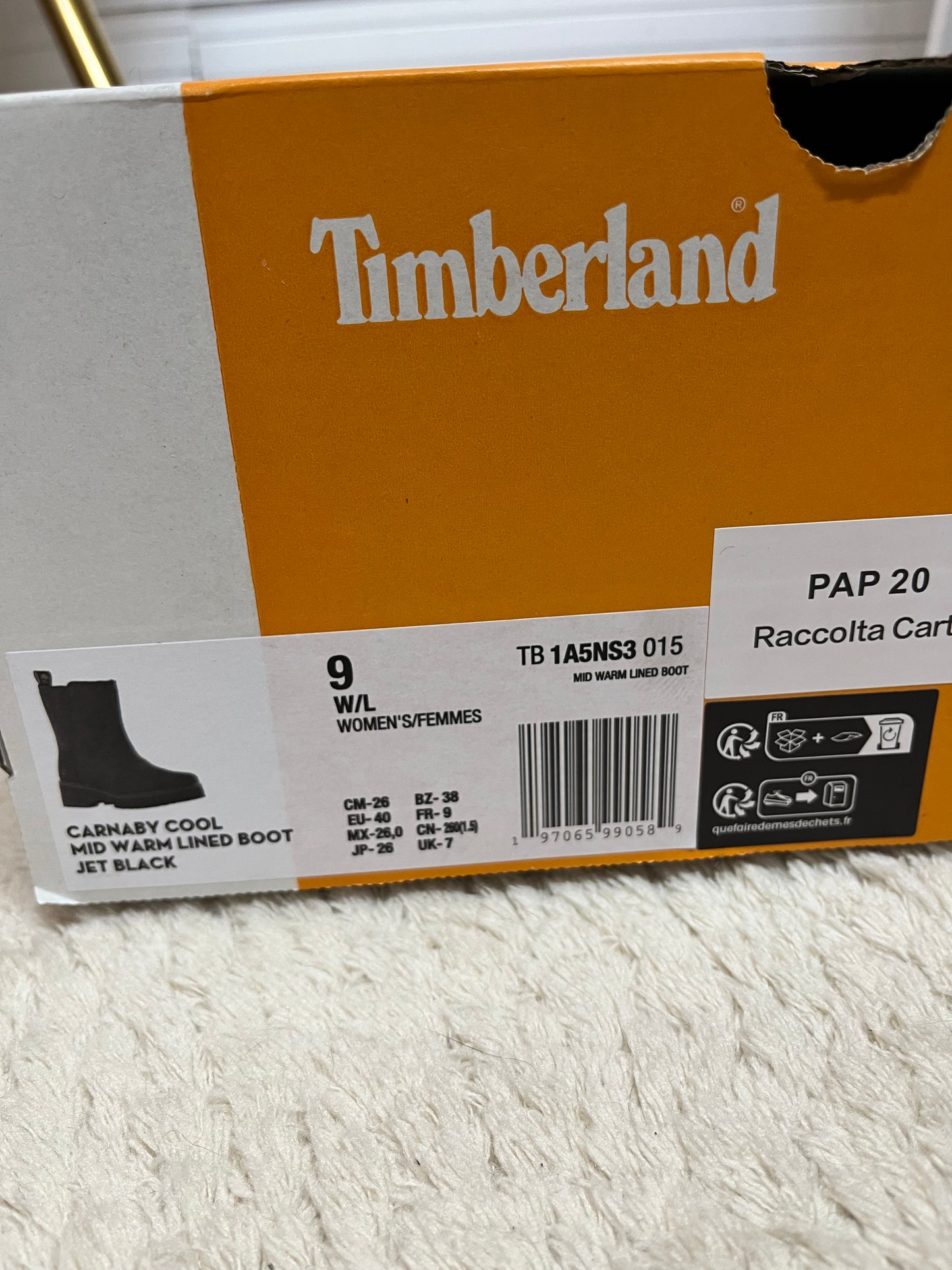 Bottines fourrées Timberland Carnaby Cool Mid Warm Lined Boots