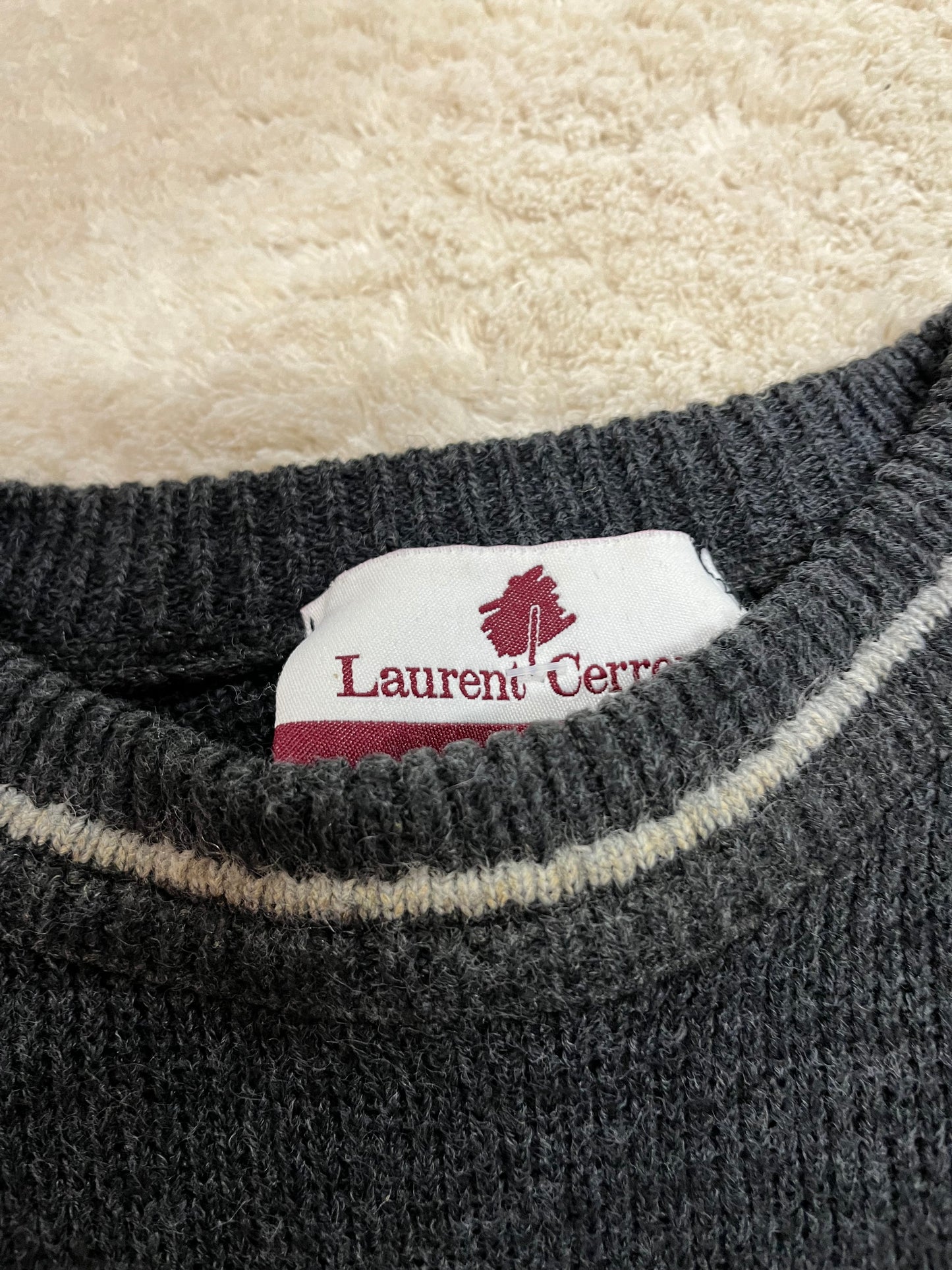 Pull vintage - Motifs jacquard