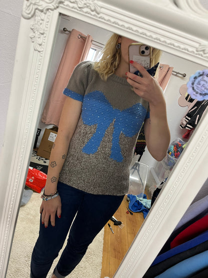 Pull manches courtes Manoush - Motifs noeuds