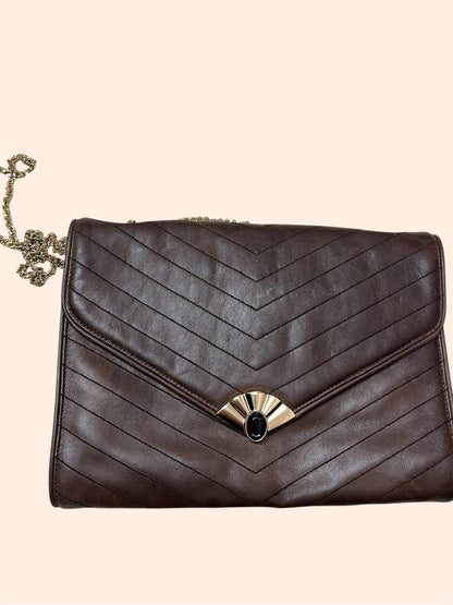 Sac enveloppe en simili-cuir Sézane