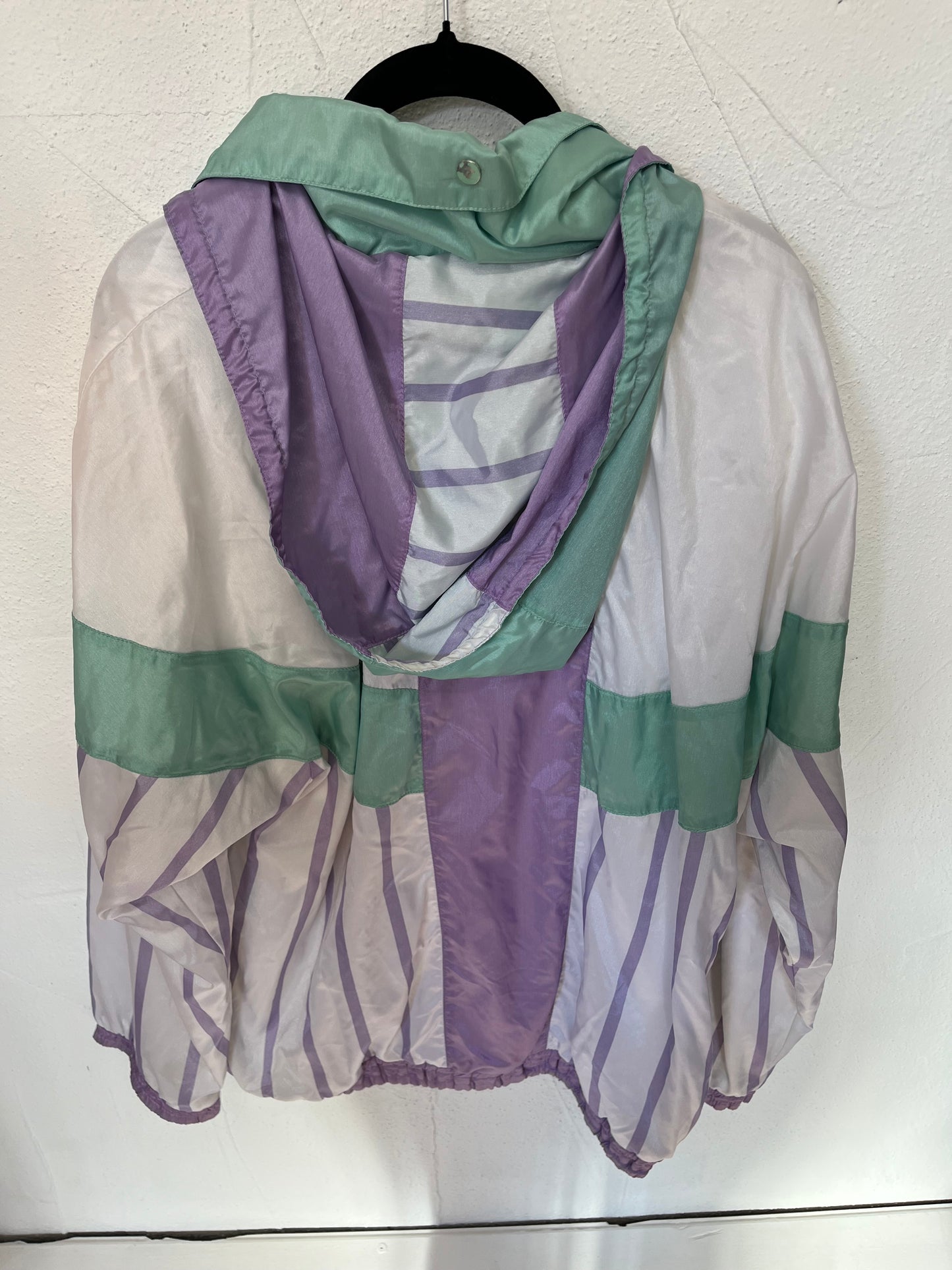 Veste coupe-vent Adidas Vintage 80’s - Capuche amovible