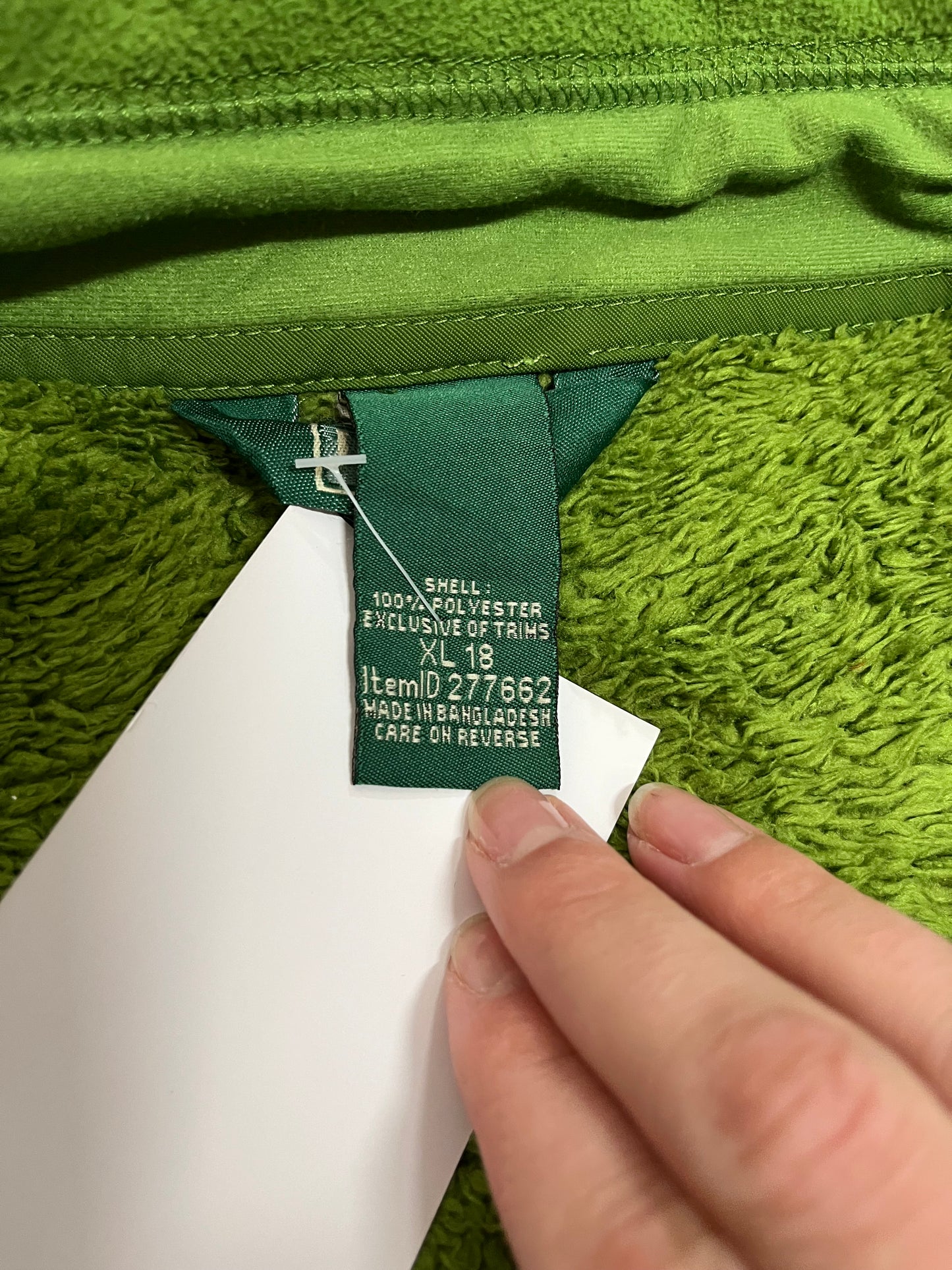 Polaire full zip LL Bean - Intérieur fourré