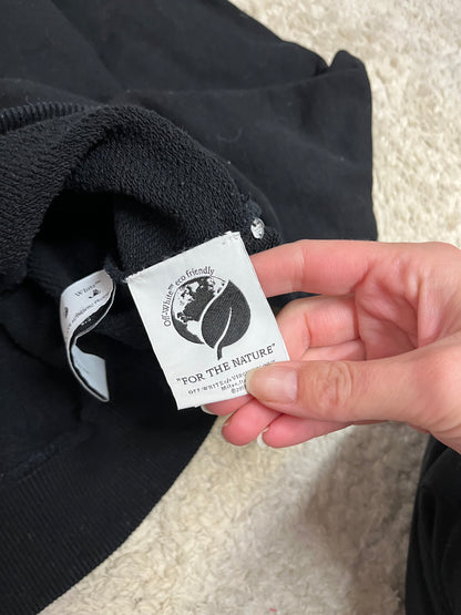 Sweat à capuche Off White black pen logo hoodie - Cropped