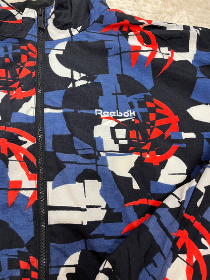 Veste de survêtement Reebok vintage à motifs