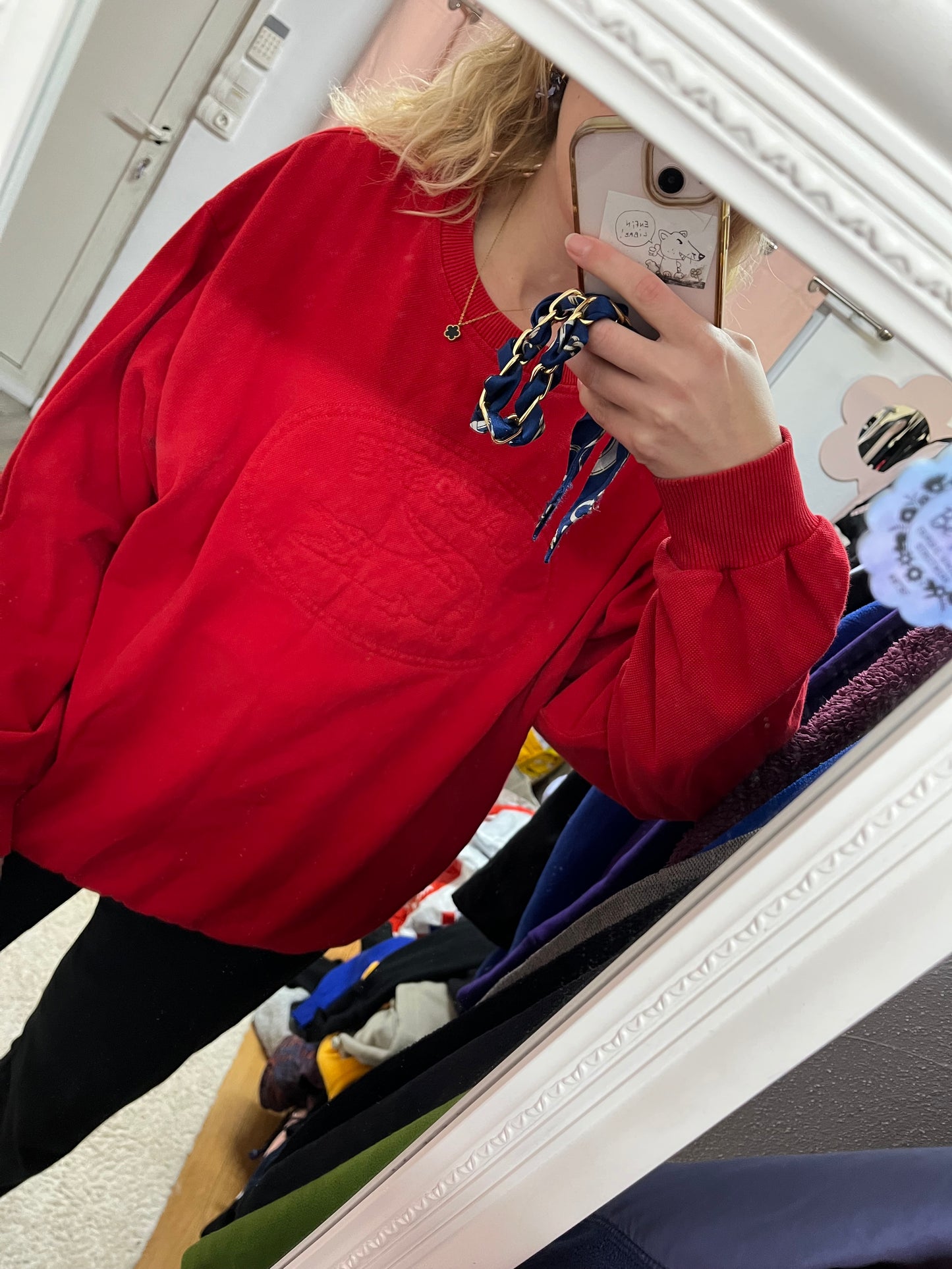 Sweat crewneck Lacoste - Logo en reliefs