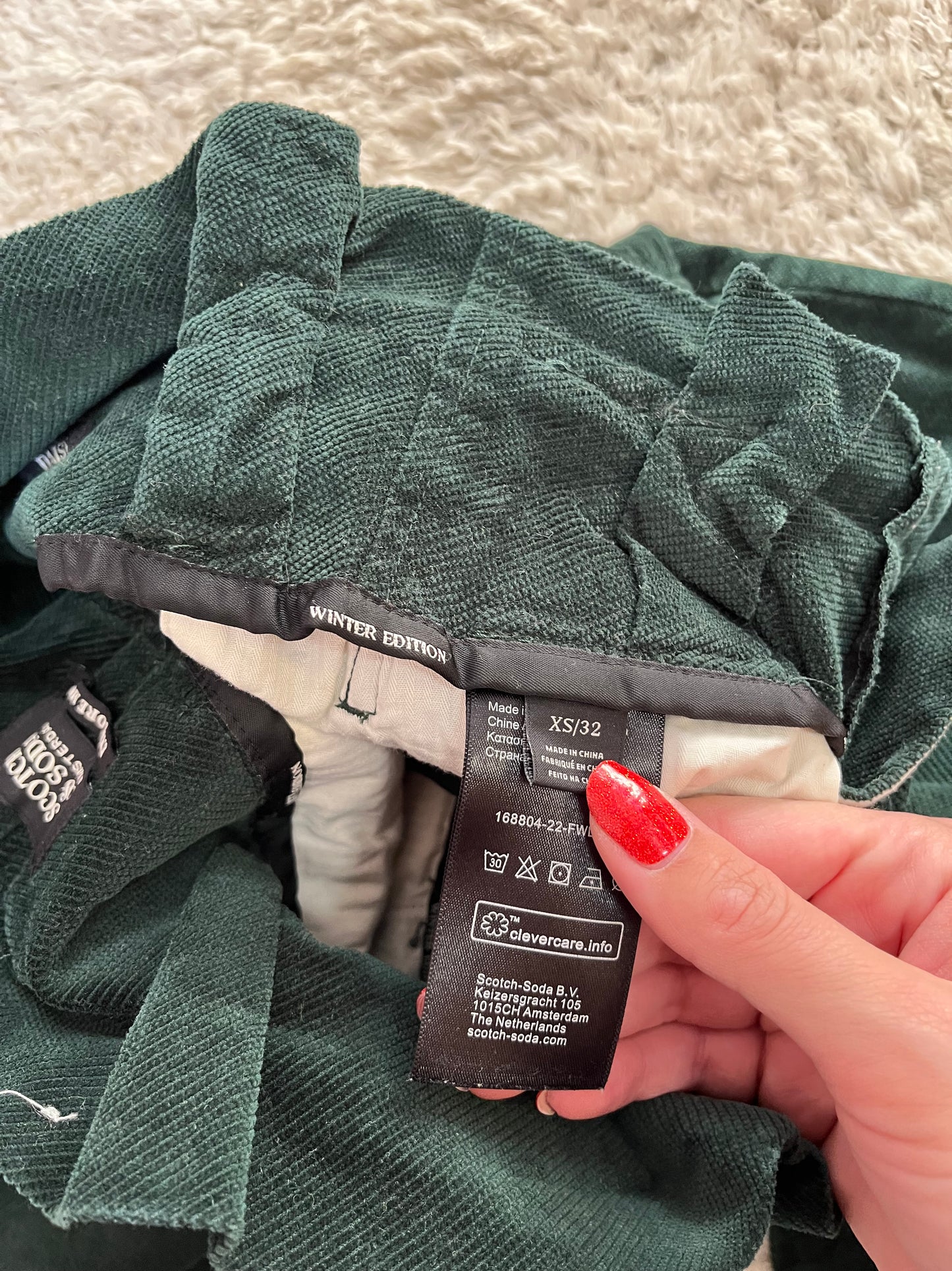 Pantalon Scotch & Soda - En velours