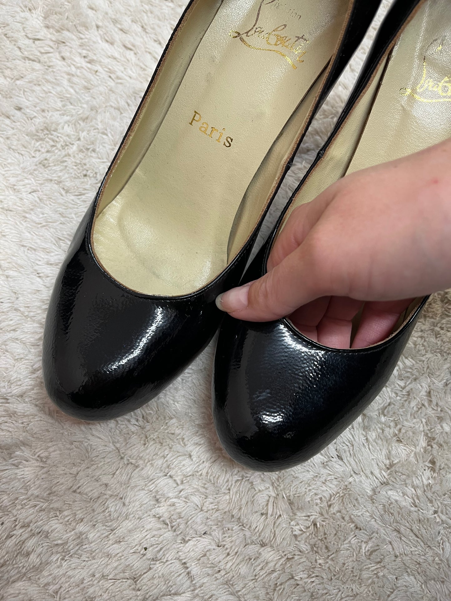 Escarpins en cuir verni Simple Pump Christian Louboutin