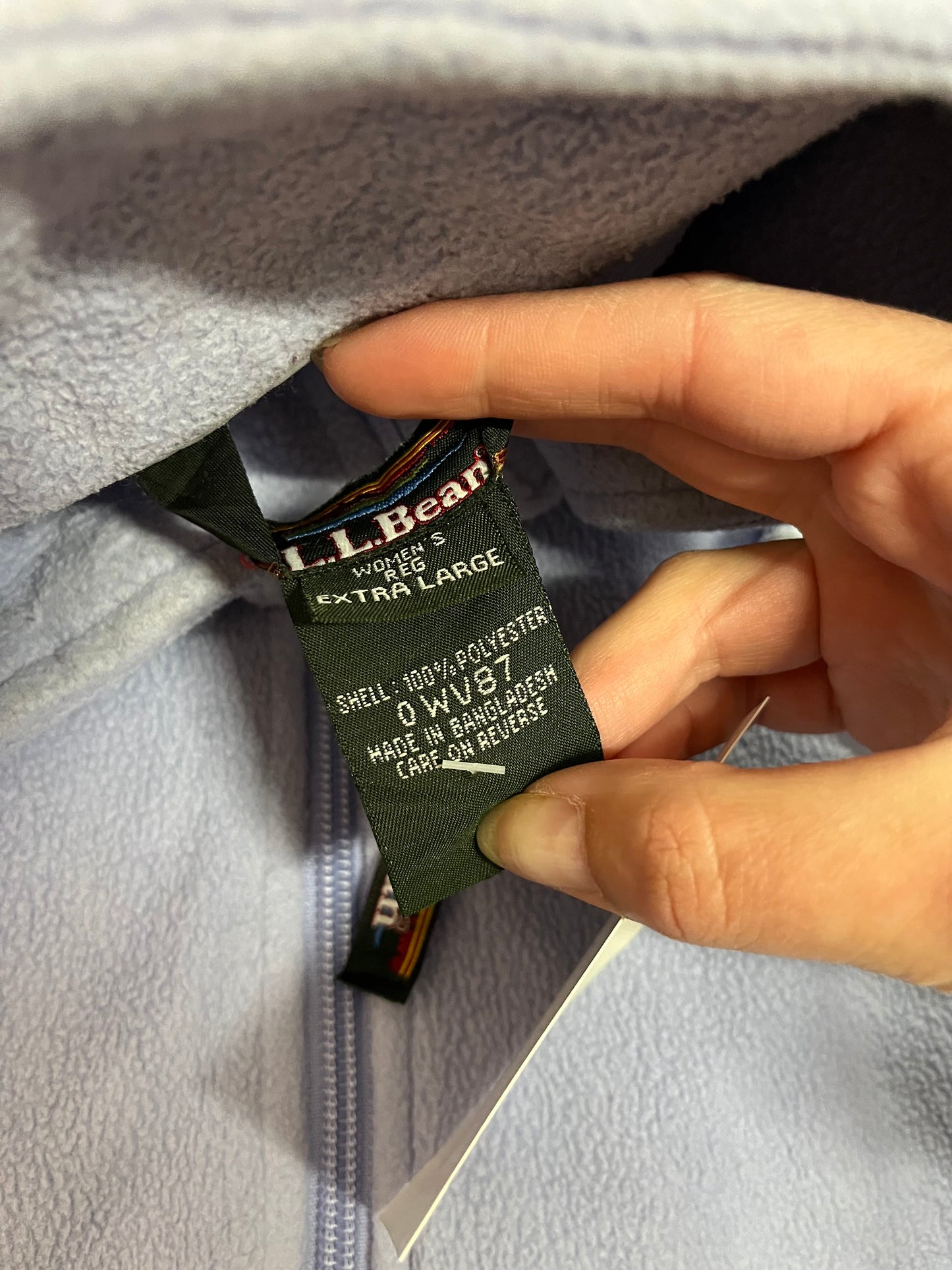 Polaire full zip LL Bean