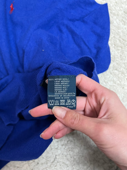 Pull Ralph Lauren Col V - 100% laine mérinos