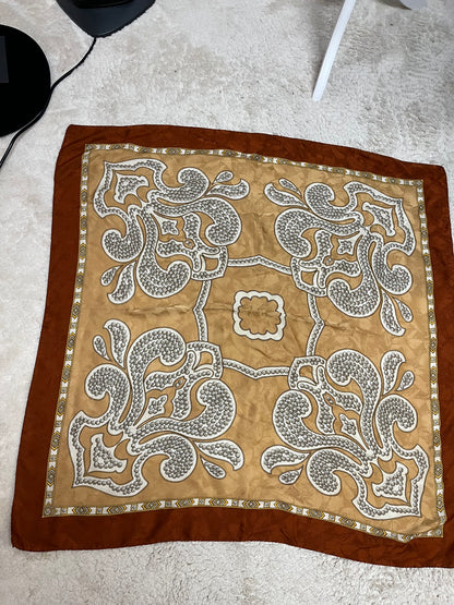 Foulard vintage - 100% soie