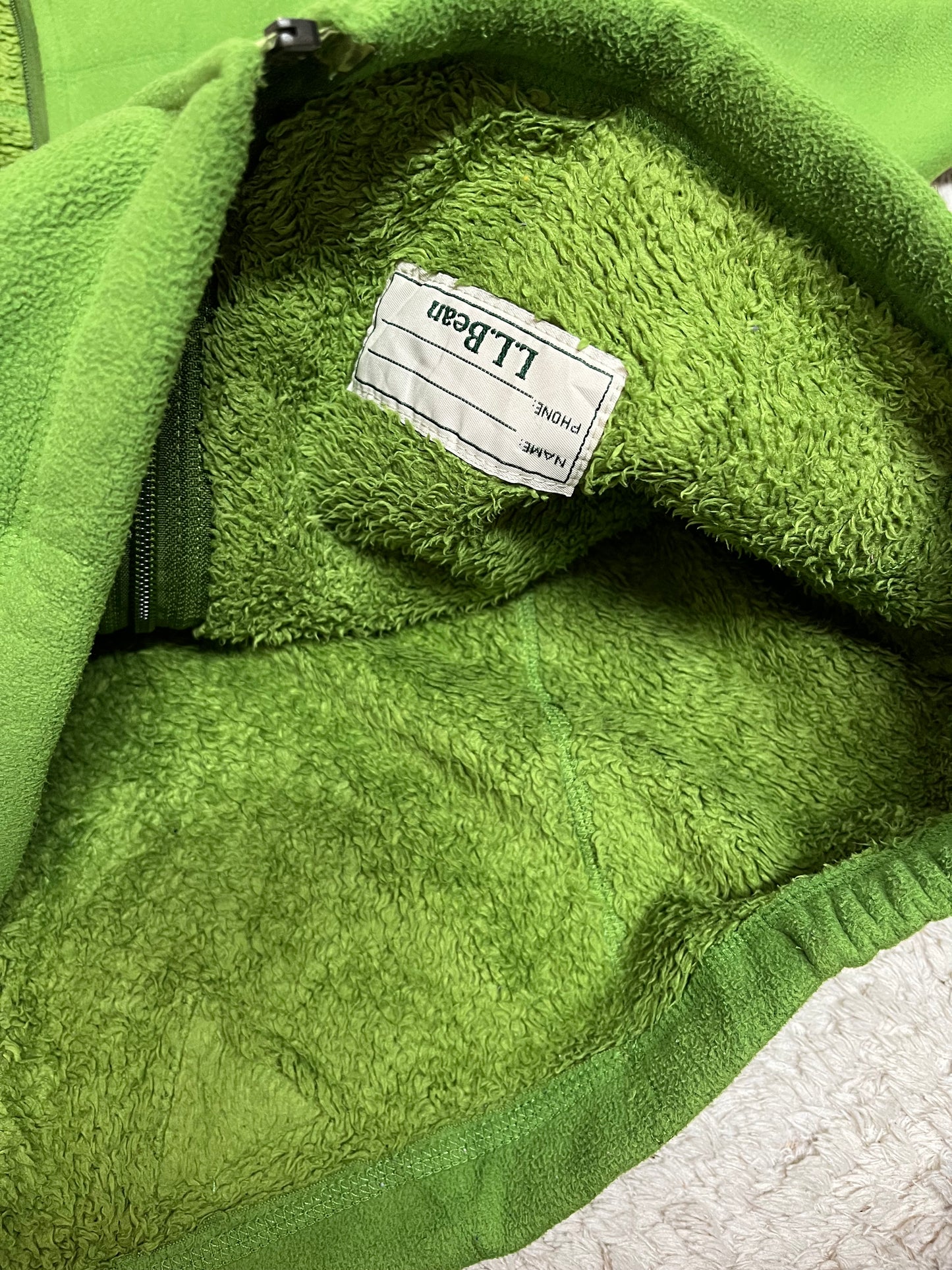 Polaire full zip LL Bean - Intérieur fourré