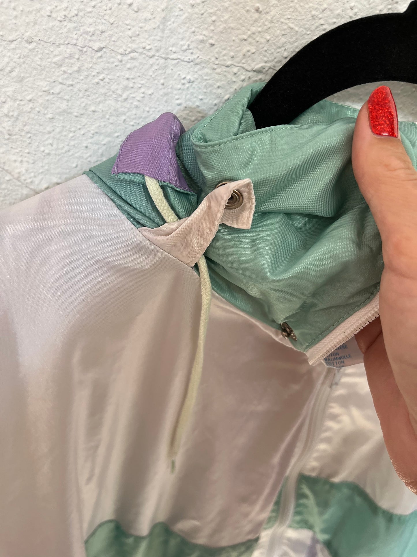 Veste coupe-vent Adidas Vintage 80’s - Capuche amovible