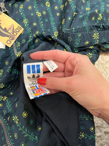 Veste de survêtement Adidas vintage fleurie - Neuve avec étiquette