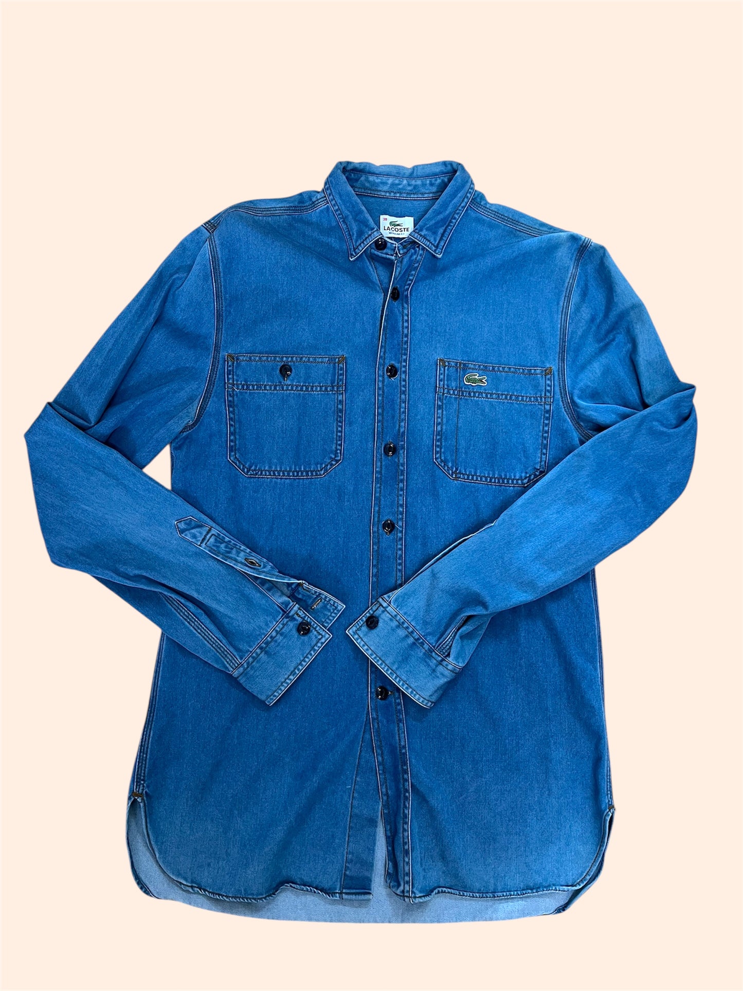 Chemise en jean Lacoste