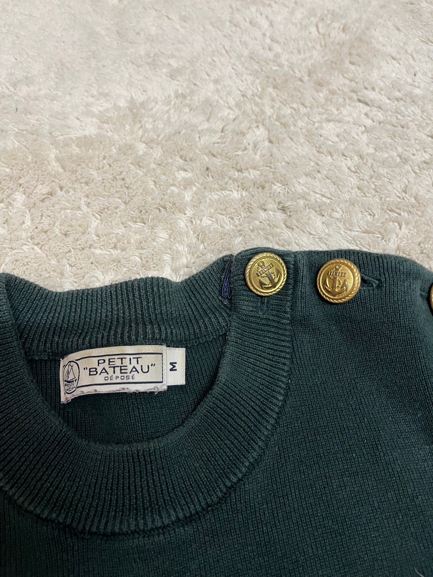 Pull Petit Bateau avec boutons marins