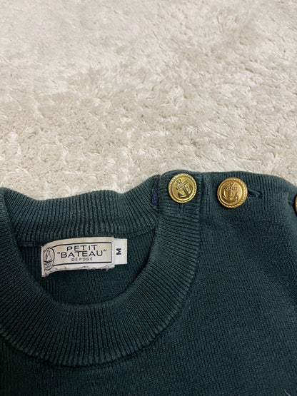 Pull Petit Bateau avec boutons marins