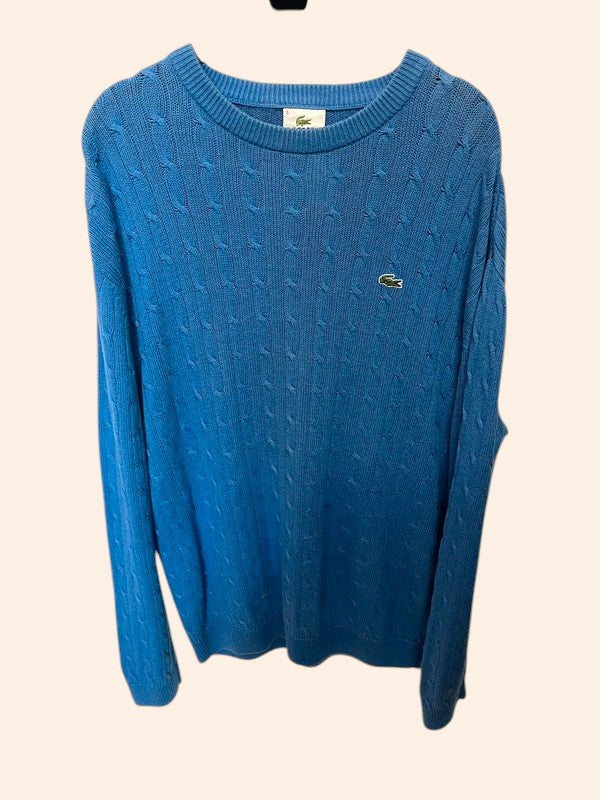Pull Lacoste en maille torsadée