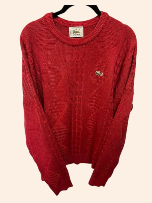 Pull Lacoste vintage en maille
