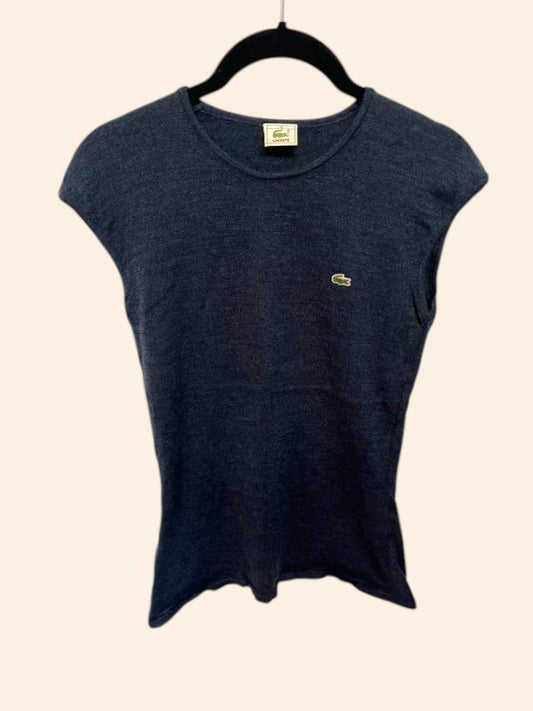 Top Lacoste femme en laine - Manches courtes