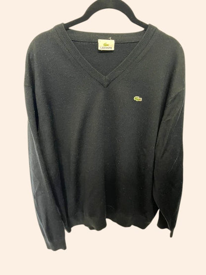 Pull Lacoste noir - Col V