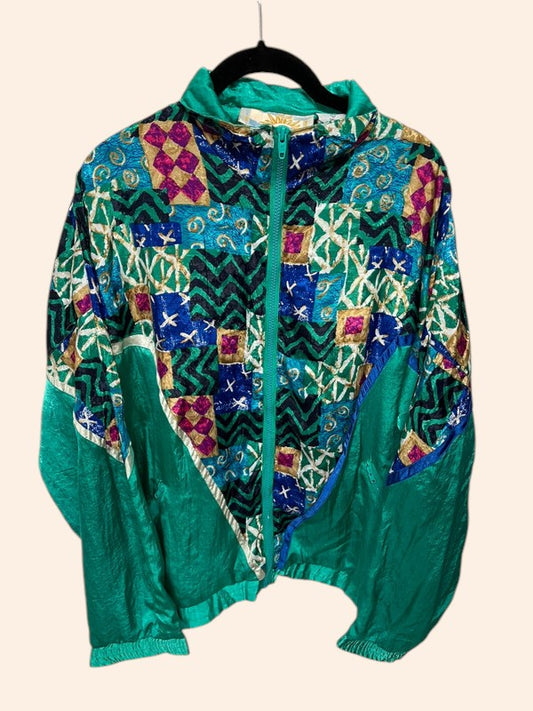 Crazy trackjacket Vintage - Motifs Fantaisie - Satinée