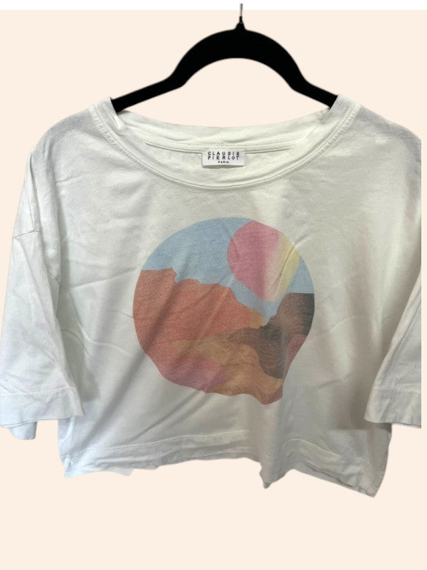 T-shirt Crop-top Claudie Pierlot - Coupe Loose