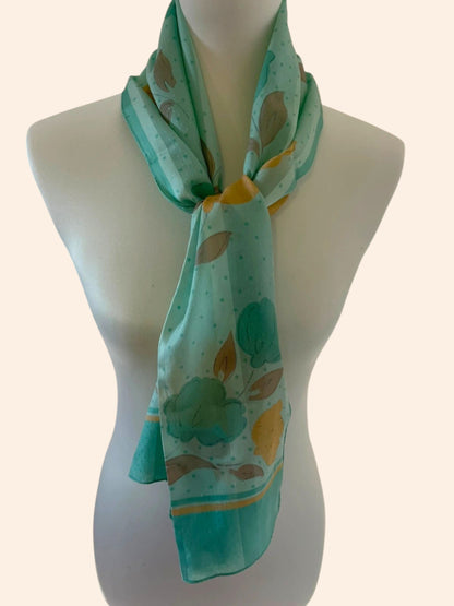 Foulard vintage 130x27