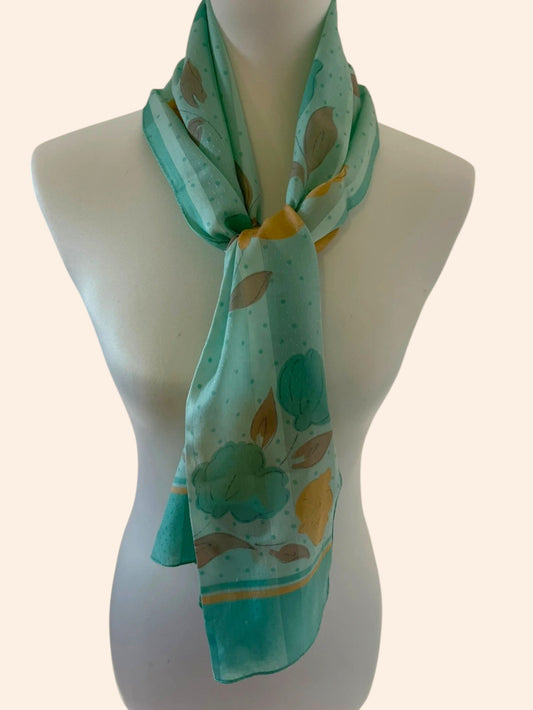Foulard vintage 130x27