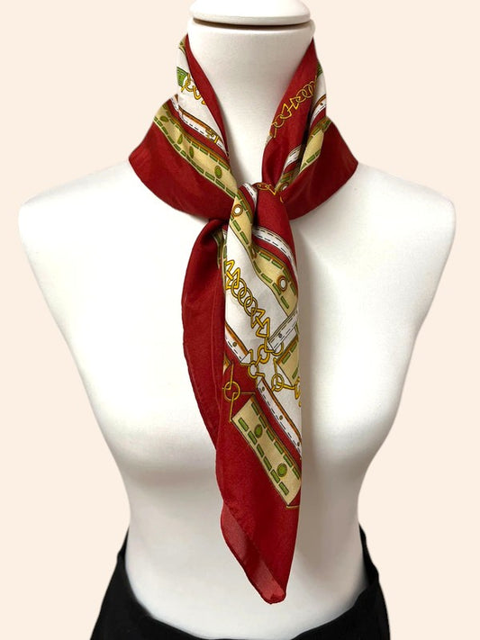 Foulard vintage 65x65