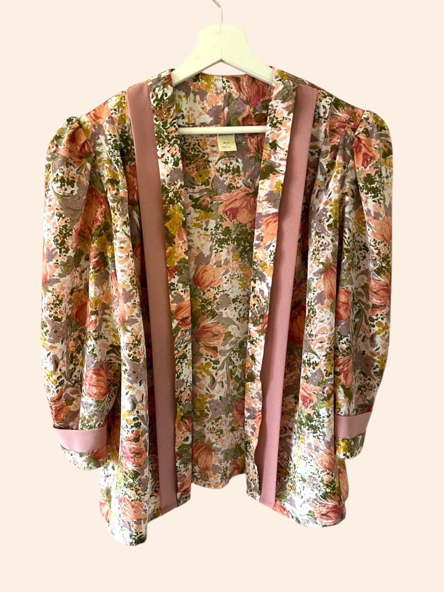 Kimono vintage à fleurs