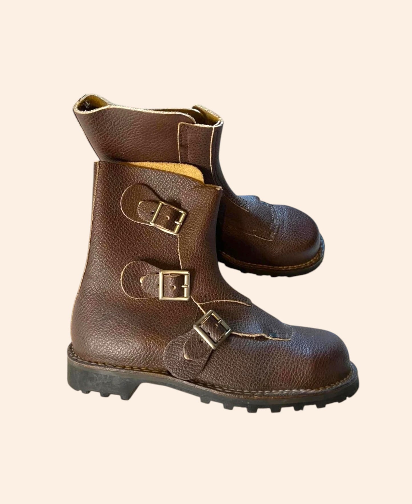 Bottines en cuir vintage Austrasia-Trigar
