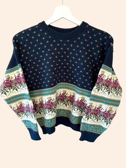 Pull vintage en laine