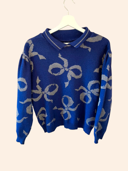 Pull vintage noeuds