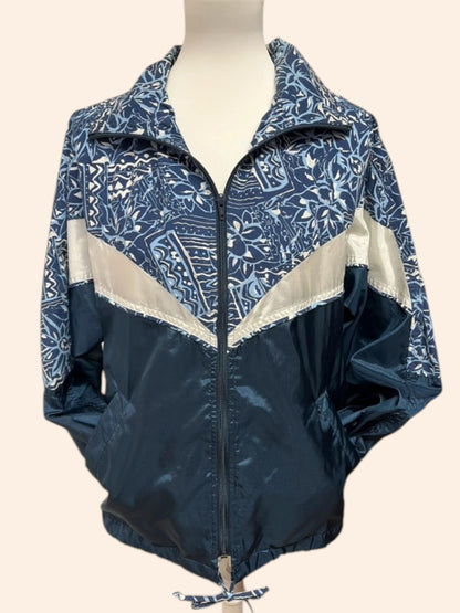 Track Jacket vintage à motifs