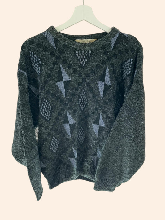 Pull vintage à motifs