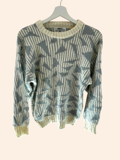Pull vintage à motifs