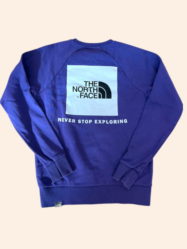 Sweat crewneck The North Face violet - Logo à l'arrière