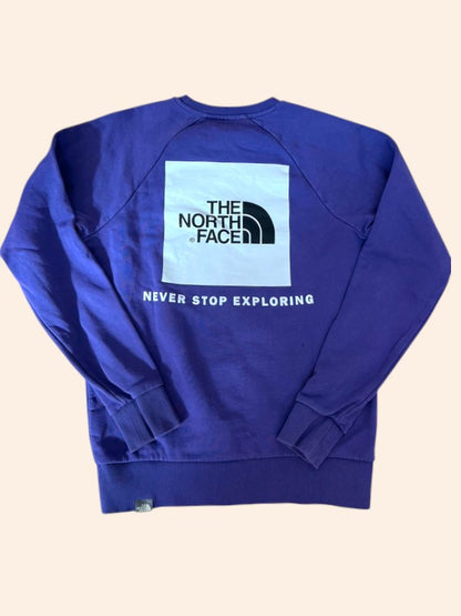 Sweat crewneck The North Face violet - Logo à l'arrière