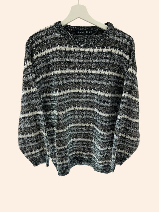Pull vintage à motifs